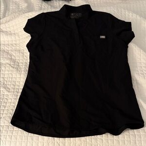 Figs Black Maternity top